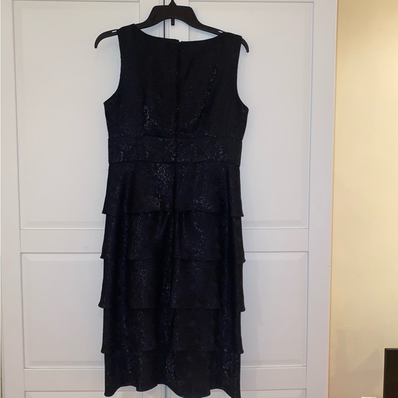 Kathy Roberts Embellished Black Dress, Size 8 - Picture 5 of 9